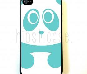 Baby Panda Bear Teal iPhone 5 Case - For iPhone 5/5G - Designer TPU Case Verizon AT&T Sprint
