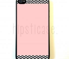Chevron Pattern On Pink iPhone 5 Case - For iPhone 5/5G - Designer TPU Case Verizon AT&T Sprint
