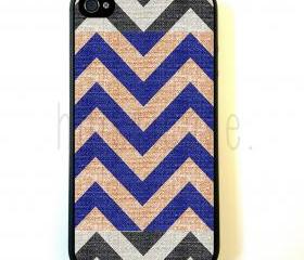 Fabric Chevron iPhone 5 Case - For iPhone 5/5G - Designer TPU Case Verizon AT&T Sprint