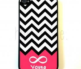 Forever Young Chevron iPhone 5 Case - For iPhone 5/5G - Designer TPU Case Verizon AT&T Sprint