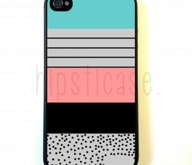 Geometric Dots iPhone 5 Case - For iPhone 5/5G - Designer TPU Case Verizon AT&T Sprint