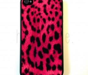 Hot Pink Leopard iPhone 5 Case - For iPhone 5/5G - Designer TPU Case Verizon AT&T Sprint