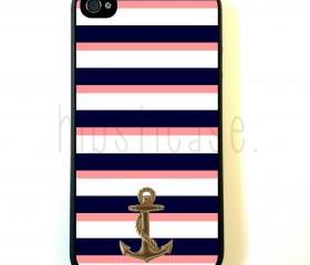Anchor Stripes iPhone 5 Case - For iPhone 5/5G - Designer TPU Case Verizon AT&T Sprint
